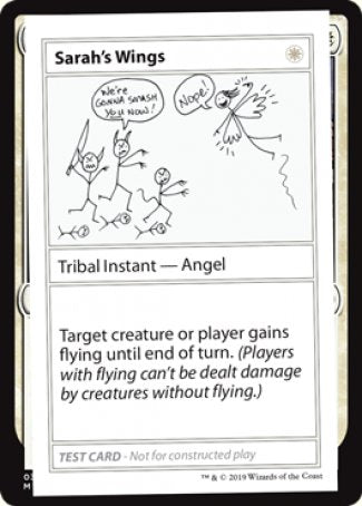 Sarah's Wings (2021 Edition) [Mystery Booster Playtest Cards] | Fandemonia Ltd