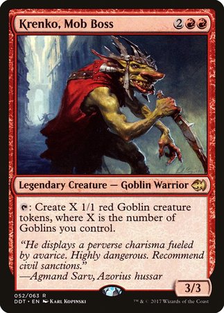 Krenko, Mob Boss [Duel Decks: Merfolk vs. Goblins] | Fandemonia Ltd