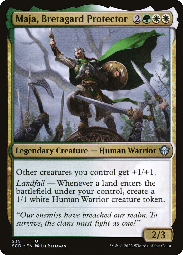 Maja, Bretagard Protector [Starter Commander Decks] | Fandemonia Ltd