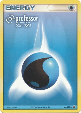 Water Energy (106/109) (2004 2005) [Professor Program Promos] | Fandemonia Ltd