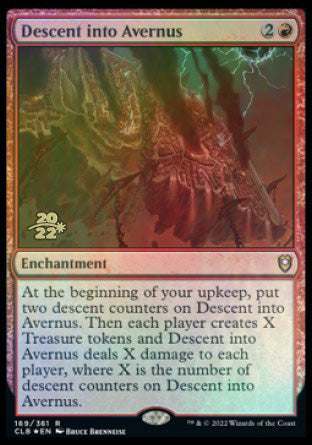 Descent into Avernus [Commander Legends: Battle for Baldur's Gate Prerelease Promos] | Fandemonia Ltd