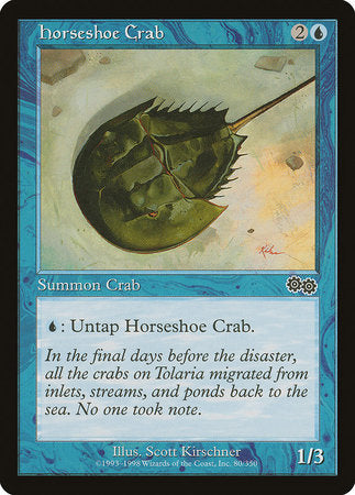Horseshoe Crab [Urza's Saga] | Fandemonia Ltd