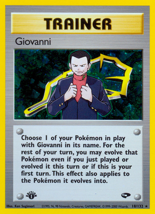 Giovanni (18/132) [Gym Challenge 1st Edition] | Fandemonia Ltd