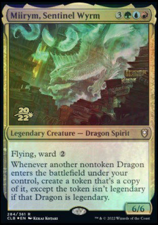 Miirym, Sentinel Wyrm [Commander Legends: Battle for Baldur's Gate Prerelease Promos] | Fandemonia Ltd