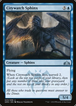 Citywatch Sphinx [Guilds of Ravnica] | Fandemonia Ltd