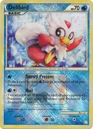 Delibird (39/123) (League Promo) [HeartGold & SoulSilver: Base Set] | Fandemonia Ltd