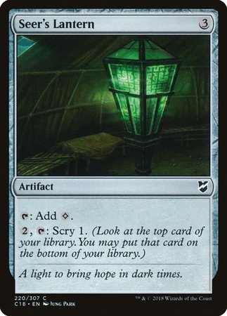 Seer's Lantern [Commander 2018] | Fandemonia Ltd