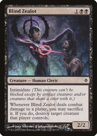 Blind Zealot [New Phyrexia] | Fandemonia Ltd