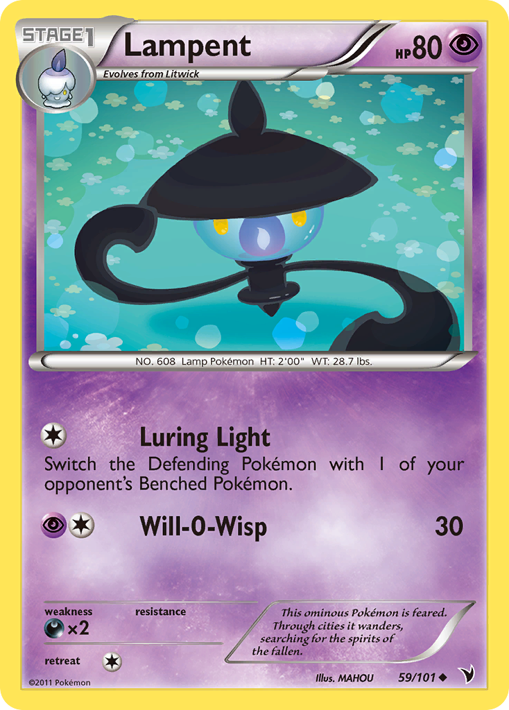 Lampent (59/101) [Black & White: Noble Victories] | Fandemonia Ltd