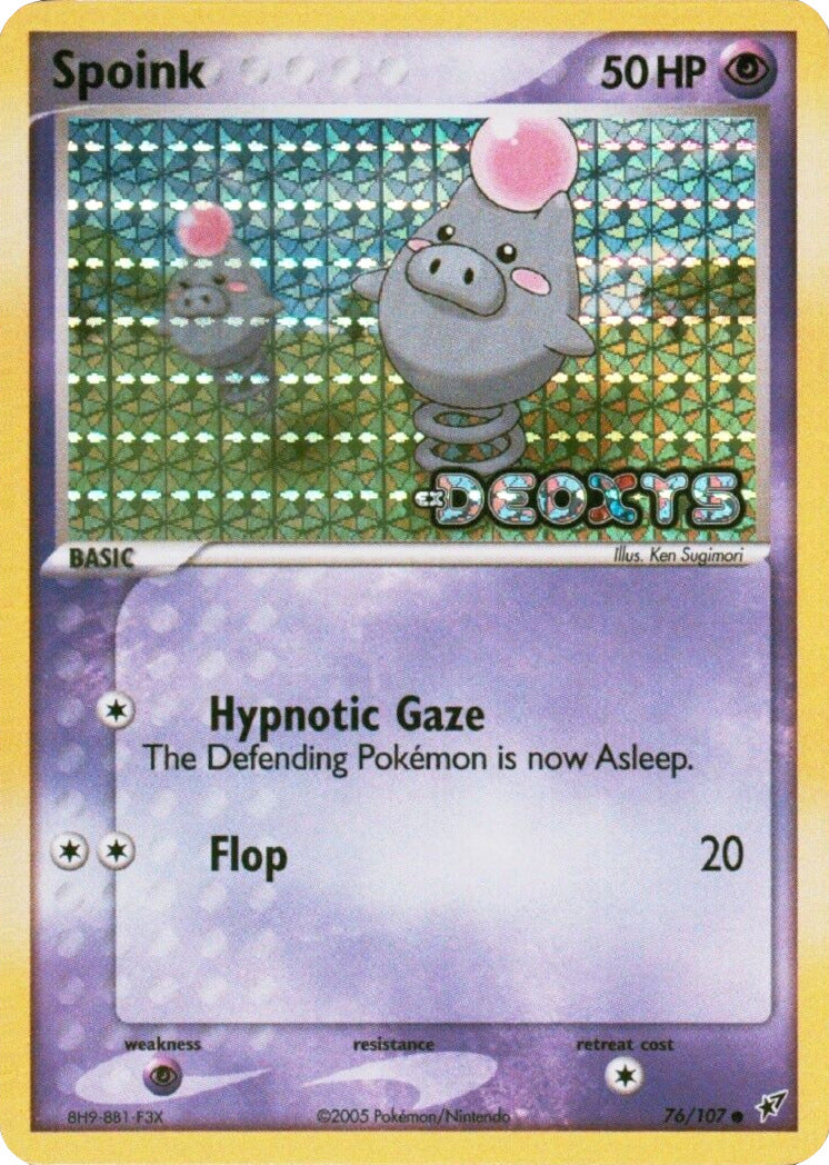 Spoink (76/107) (Stamped) [EX: Deoxys] | Fandemonia Ltd