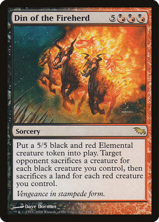 Din of the Fireherd [Shadowmoor] | Fandemonia Ltd