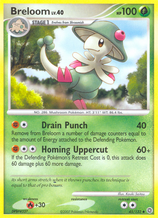 Breloom (45/132) [Diamond & Pearl: Secret Wonders] | Fandemonia Ltd