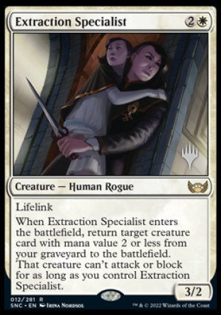 Extraction Specialist (Promo Pack) [Streets of New Capenna Promos] | Fandemonia Ltd