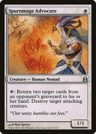 Spurnmage Advocate [Commander 2011] | Fandemonia Ltd