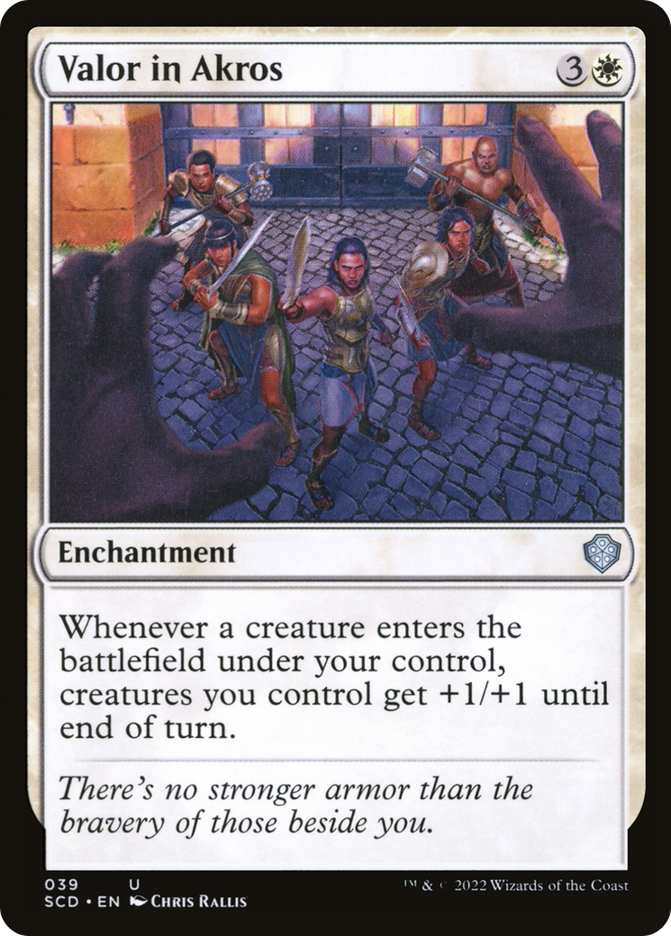 Valor in Akros [Starter Commander Decks] | Fandemonia Ltd
