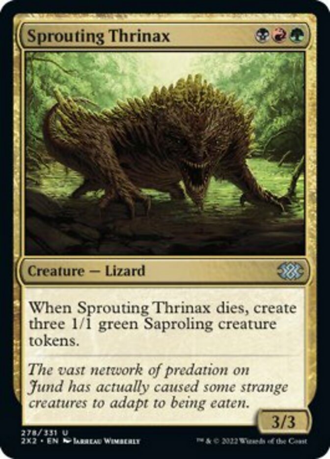 Sprouting Thrinax [Double Masters 2022] | Fandemonia Ltd