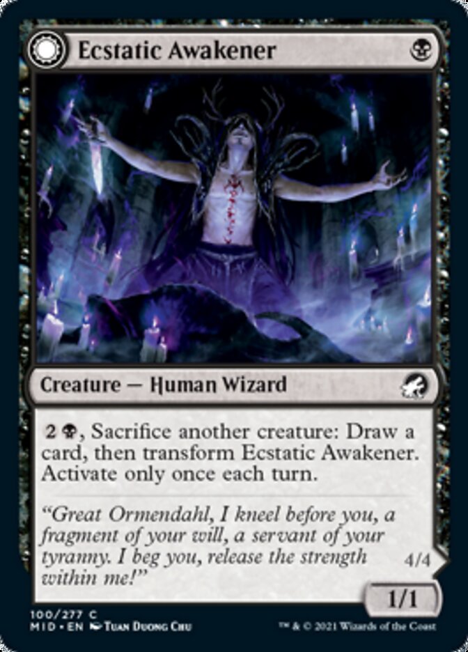 Ecstatic Awakener // Awoken Demon [Innistrad: Midnight Hunt] | Fandemonia Ltd