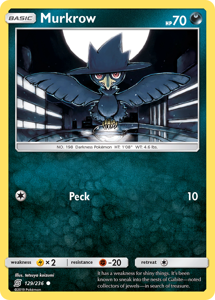 Murkrow (129/236) [Sun & Moon: Unified Minds] | Fandemonia Ltd