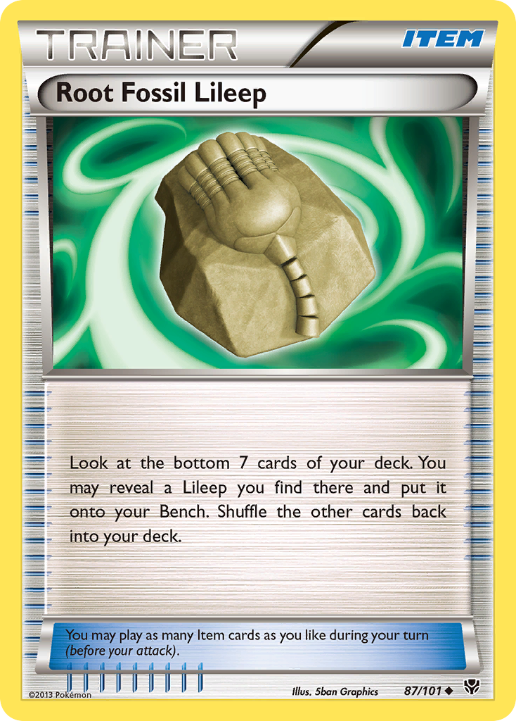 Root Fossil Lileep (87/101) [Black & White: Plasma Blast] | Fandemonia Ltd