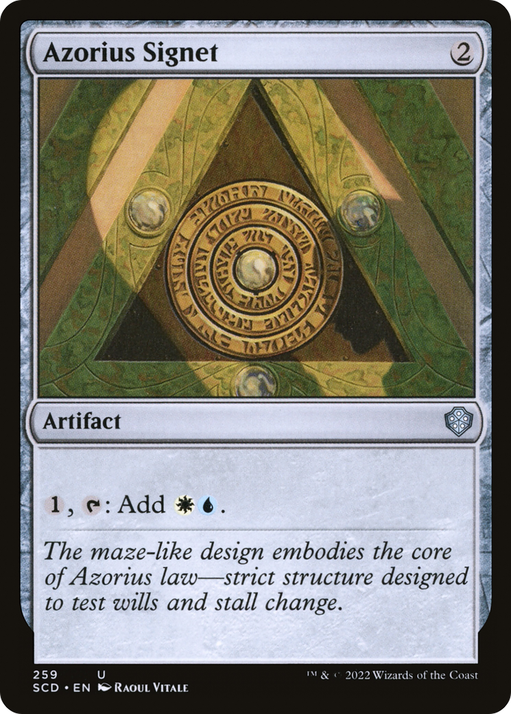 Azorius Signet [Starter Commander Decks] | Fandemonia Ltd