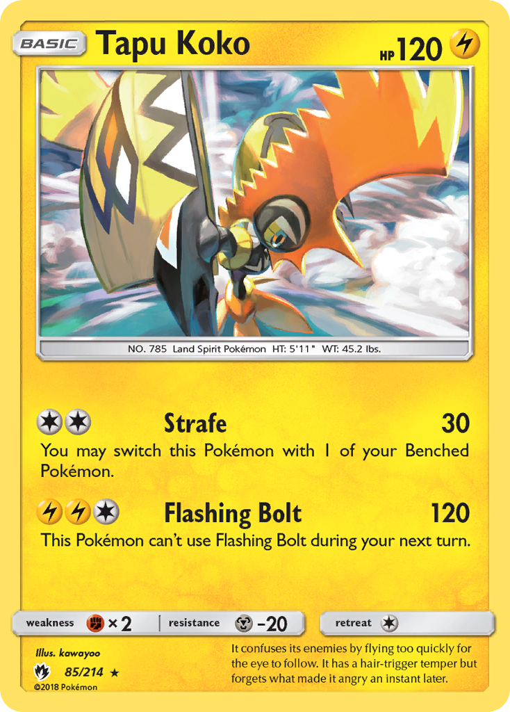 Tapu Koko (85/214) [Sun & Moon: Lost Thunder] | Fandemonia Ltd