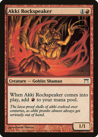 Akki Rockspeaker [Champions of Kamigawa] | Fandemonia Ltd