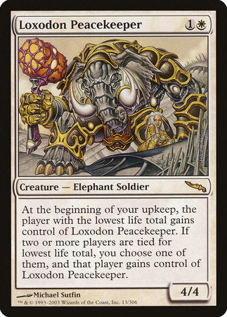 Loxodon Peacekeeper [Mirrodin] | Fandemonia Ltd