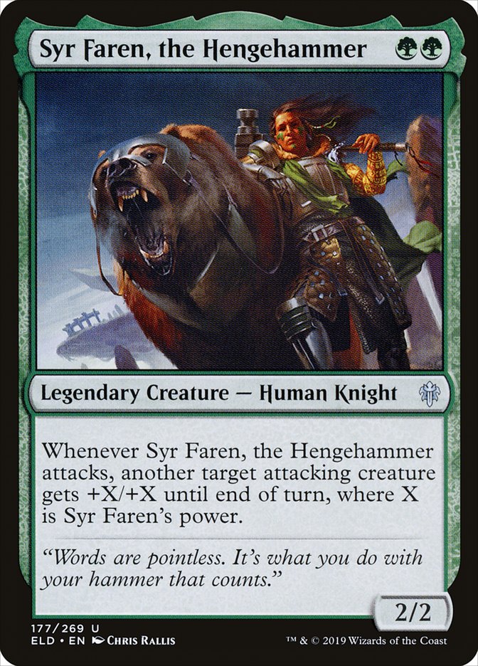 Syr Faren, the Hengehammer [Throne of Eldraine] | Fandemonia Ltd
