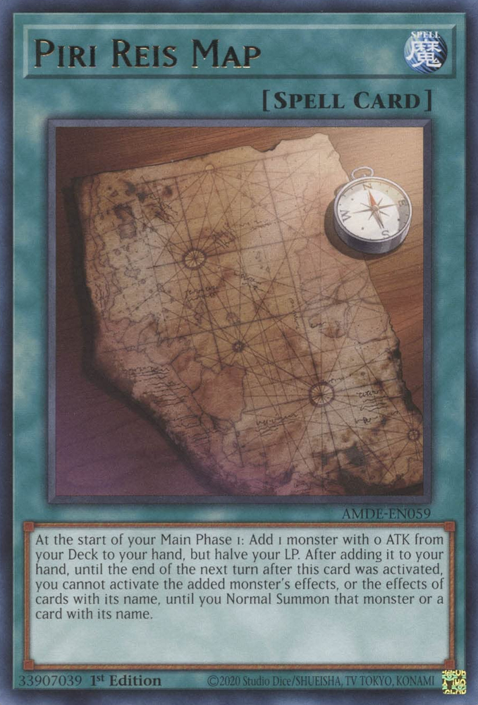 Piri Reis Map [AMDE-EN059] Rare | Fandemonia Ltd