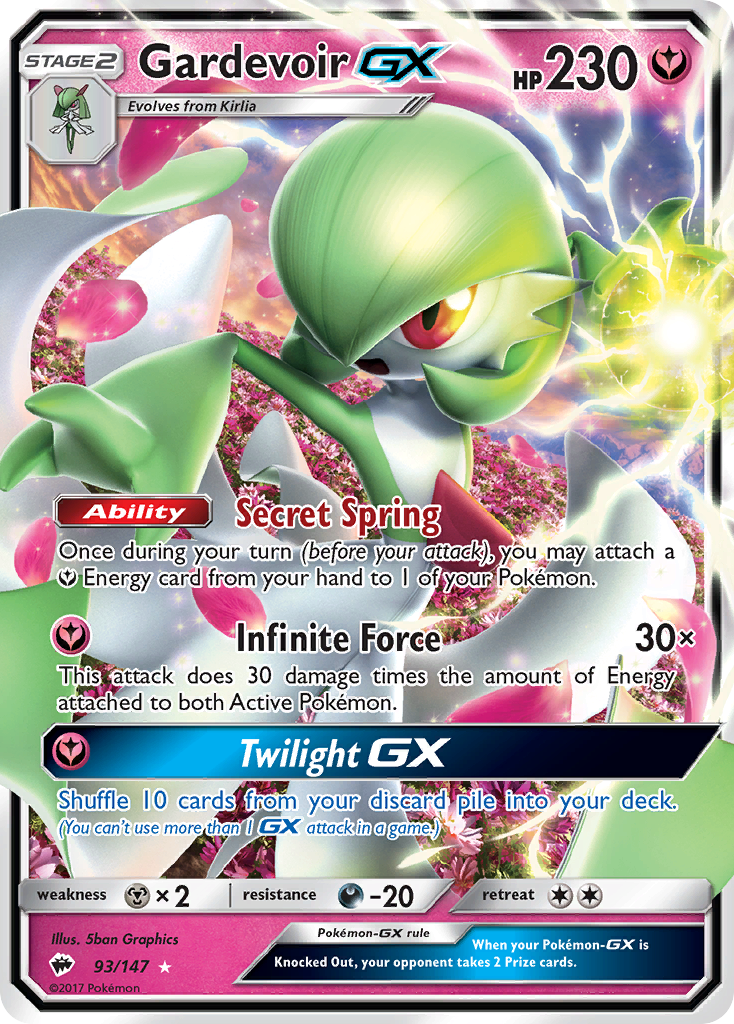 Gardevoir GX (93/147) [Sun & Moon: Burning Shadows] | Fandemonia Ltd