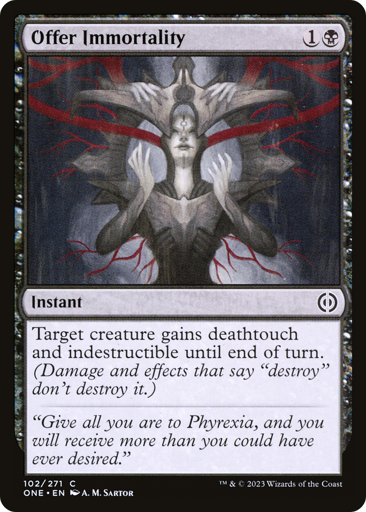 Offer Immortality [Phyrexia: All Will Be One] | Fandemonia Ltd