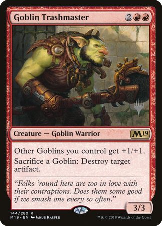 Goblin Trashmaster [Core Set 2019 Promos] | Fandemonia Ltd