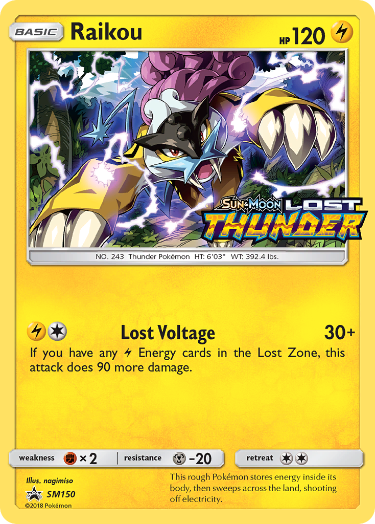 Raikou (SM150) [Sun & Moon: Black Star Promos] | Fandemonia Ltd