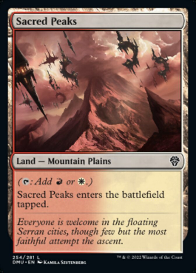 Sacred Peaks [Dominaria United] | Fandemonia Ltd