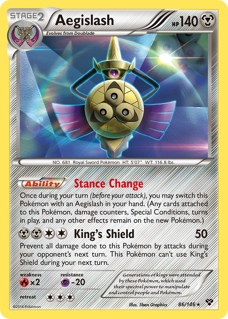 Aegislash (86/146) [XY: Base Set] | Fandemonia Ltd