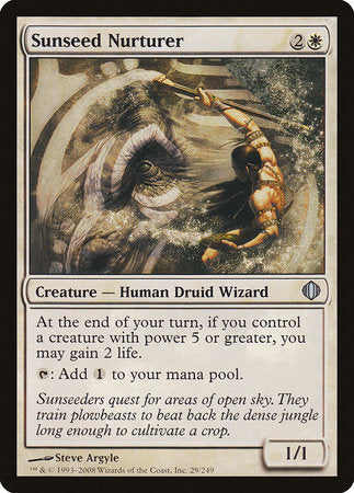 Sunseed Nurturer [Shards of Alara] | Fandemonia Ltd