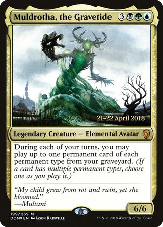 Muldrotha, the Gravetide [Dominaria Promos] | Fandemonia Ltd