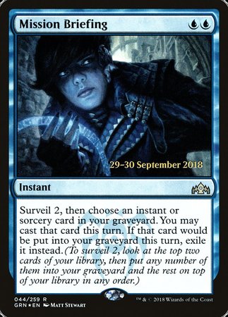 Mission Briefing [Guilds of Ravnica Promos] | Fandemonia Ltd