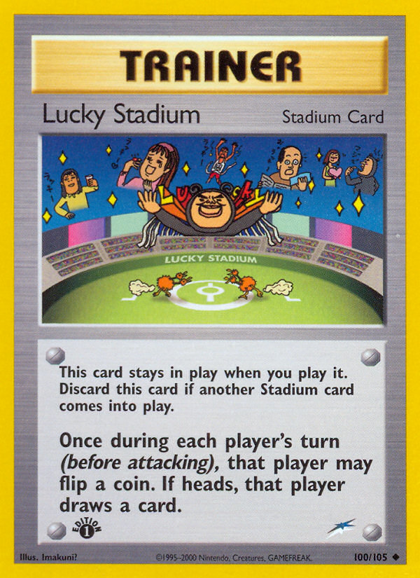 Lucky Stadium (100/105) [Neo Destiny 1st Edition] | Fandemonia Ltd