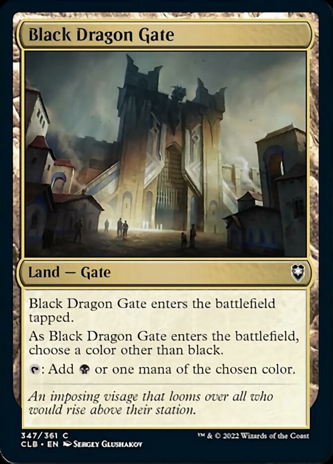 Black Dragon Gate [Commander Legends: Battle for Baldur's Gate] | Fandemonia Ltd
