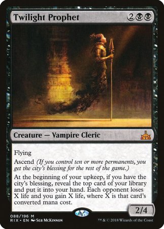 Twilight Prophet [Rivals of Ixalan] | Fandemonia Ltd