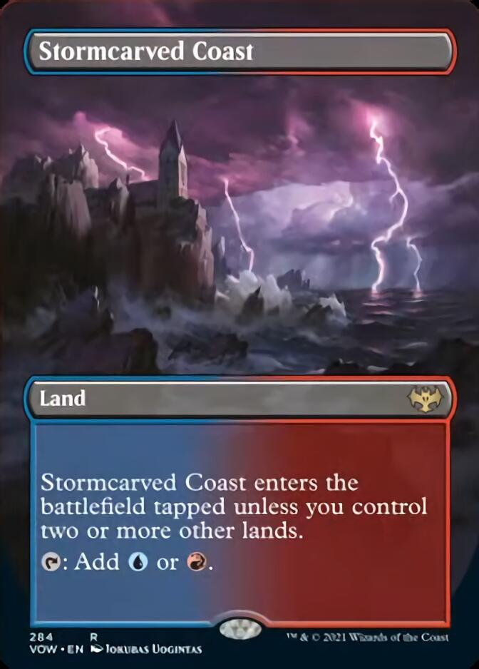 Stormcarved Coast (Borderless) [Innistrad: Crimson Vow] | Fandemonia Ltd