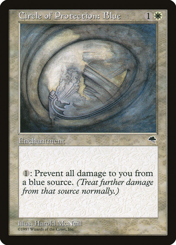 Circle of Protection: Blue [Tempest] | Fandemonia Ltd