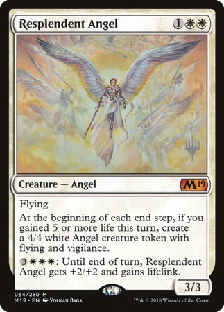 Resplendent Angel [Core Set 2019 Promos] | Fandemonia Ltd