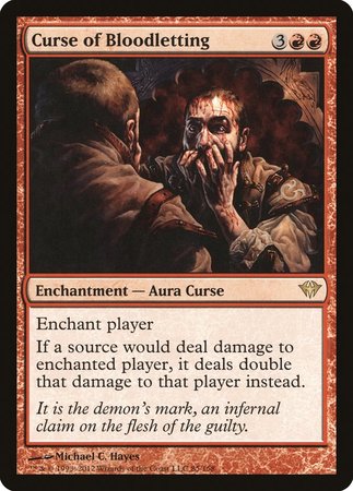 Curse of Bloodletting [Dark Ascension] | Fandemonia Ltd