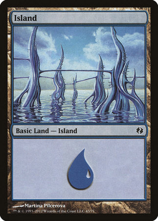 Island (43) [Duel Decks: Venser vs. Koth] | Fandemonia Ltd