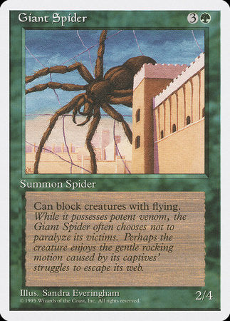 Giant Spider [Fourth Edition] | Fandemonia Ltd