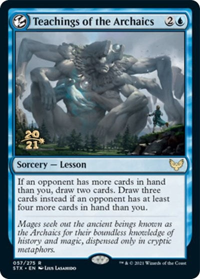 Teachings of the Archaics [Strixhaven: School of Mages Prerelease Promos] | Fandemonia Ltd