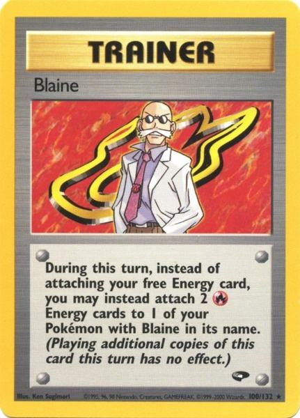 Blaine (100/132) [Gym Challenge Unlimited] | Fandemonia Ltd