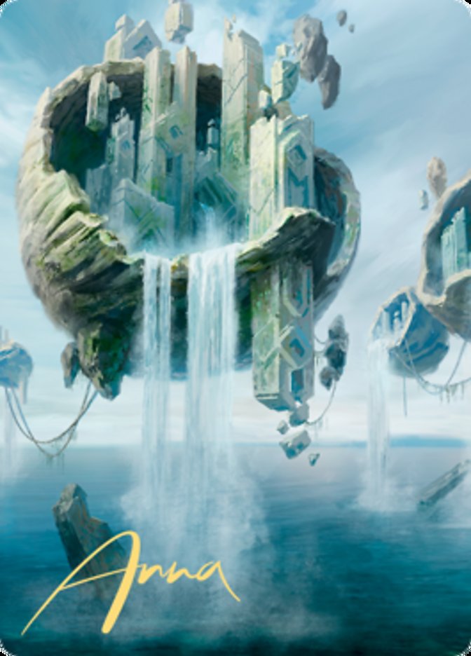 Island 2 Art Card (Gold-Stamped Signature) [Zendikar Rising Art Series] | Fandemonia Ltd